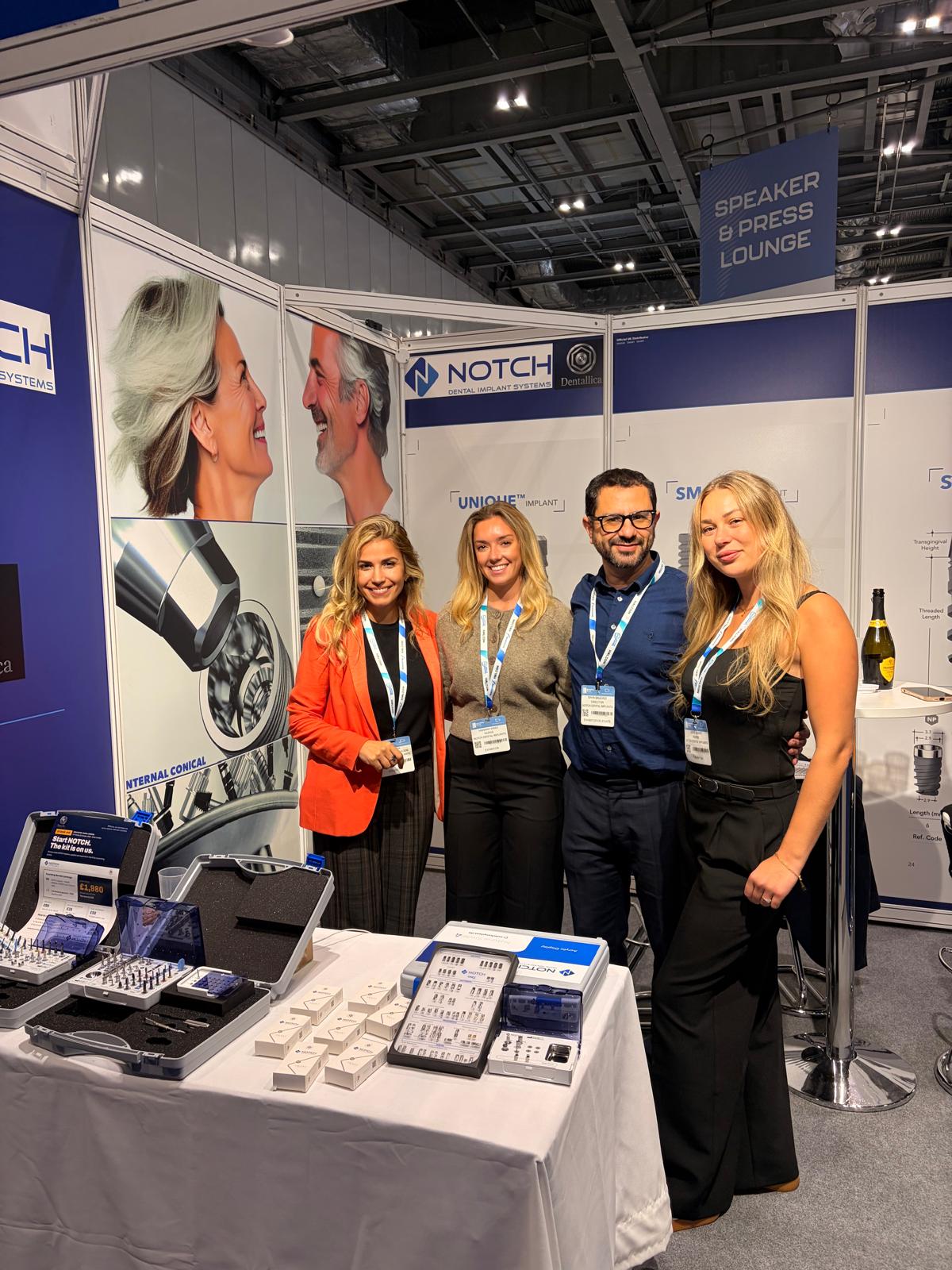 Dentallica team at The Dentistry Show London, Stand J40